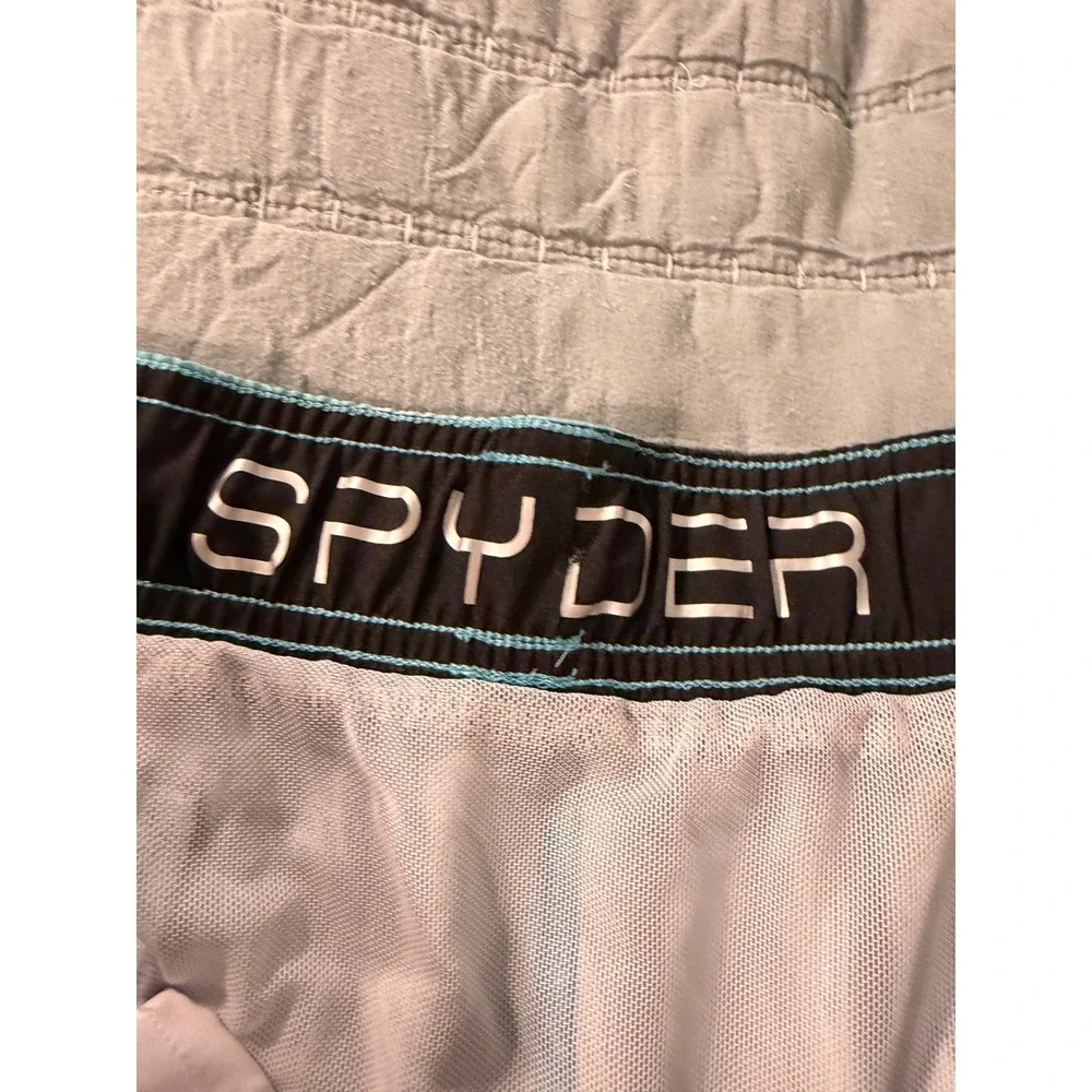 Spyder Swim Mens XXL Blue Tie Dye Board Shorts UV Protection Mesh Lined Trunks